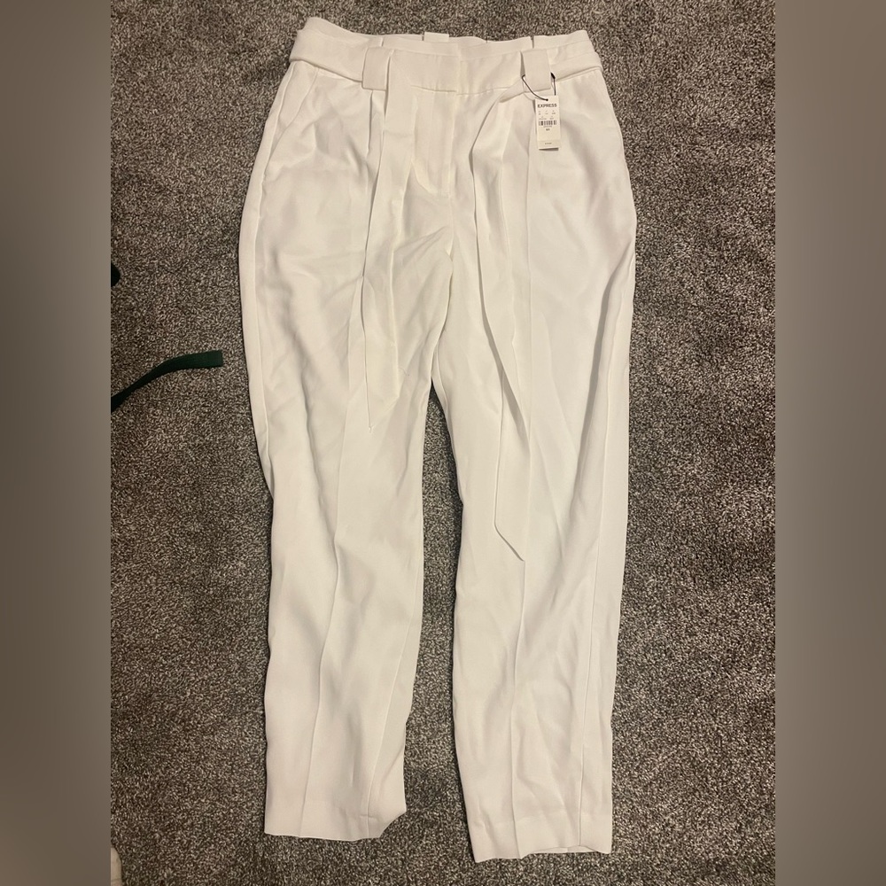 NWT express paper bag waist pants, 8R